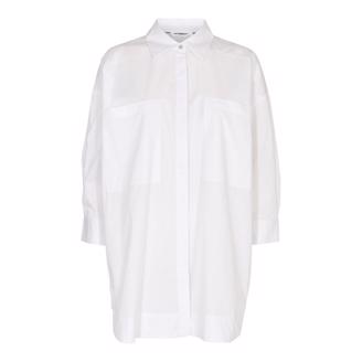 Co Couture Cotton Crisp Pocket Shirt White