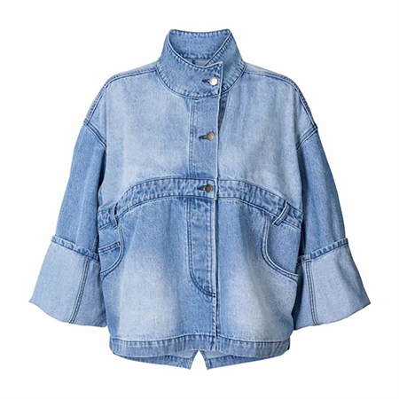 Rabens Saloner Donela Denim jacket Light washed Denim