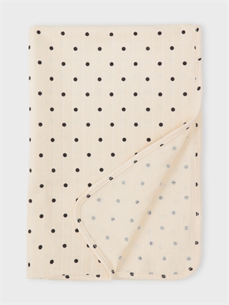 Moshi Moshi Mind Dotted Hand Towel 50 x 75 cm Ecru/Black Dots