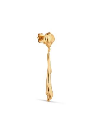 Jane Kønig Drippy Earring with Drop Pendant Guld