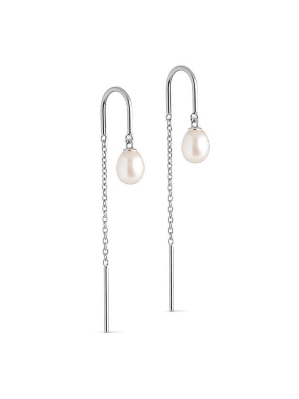 Enamel Copenhagen Eleanor Pearl Earring Pearl Silver