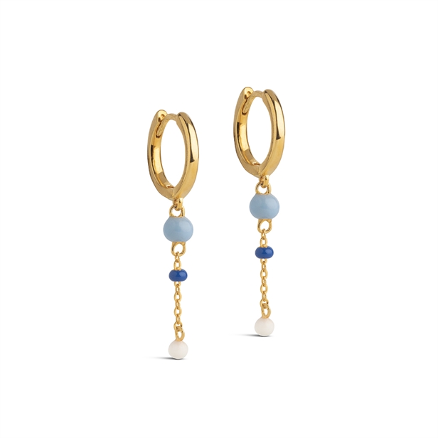 Enamel Copenhagen Lola Bold Hoops Marine
