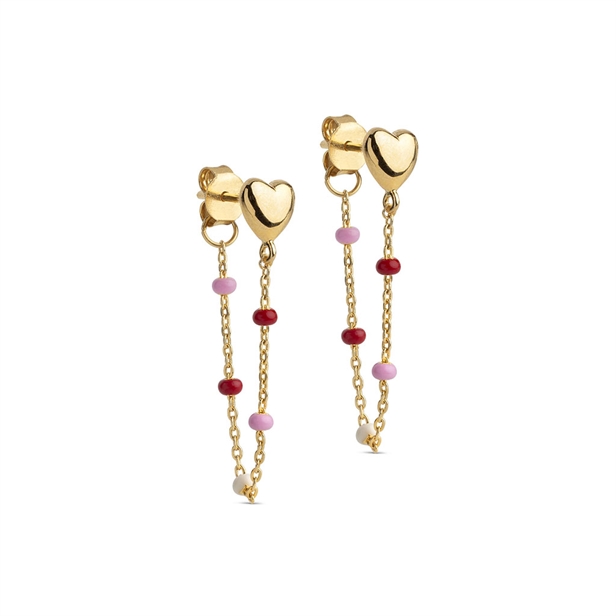 Enamel Copenhagen Lola Heart Earrings Rosie
