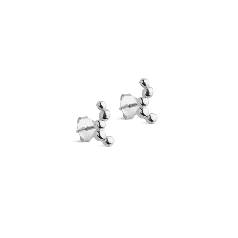 Enamel Copenhagen Nara Long 5 mm Studs Silver