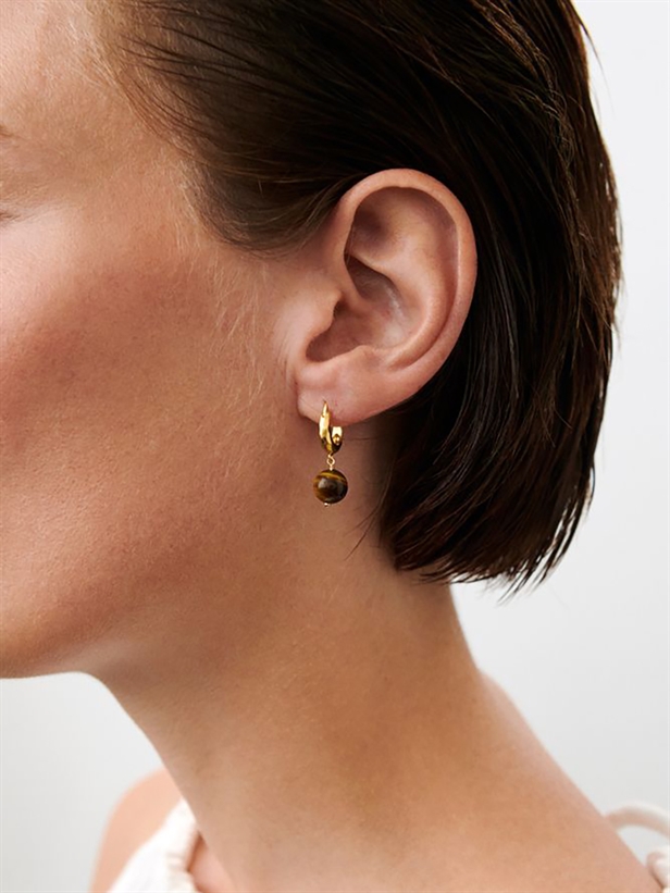 Pernille Corydon Earth Earrings 25 mm Silver