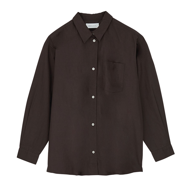 Skall Studio Edgar shirt Dark brown