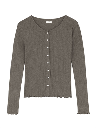 Skall Studio Edie cardigan Brown melange