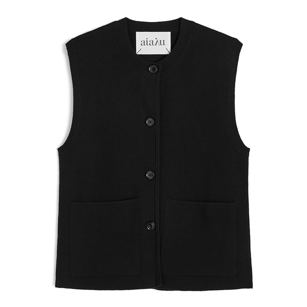 Aiayu Elva Vest Black
