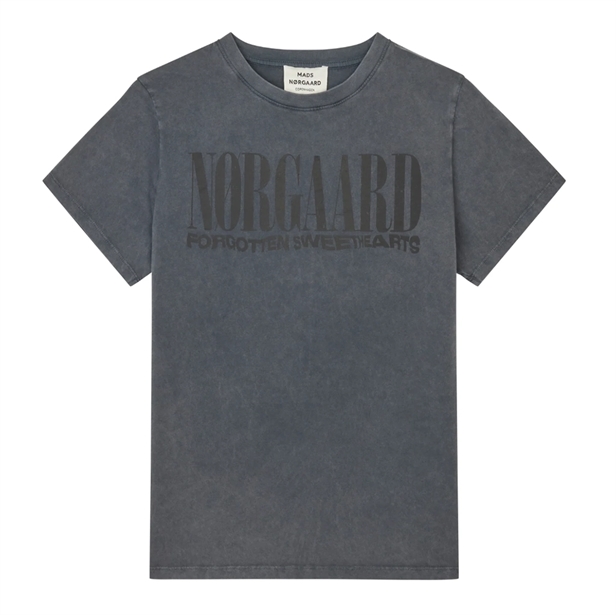 Mads Nørgaard Fine Jersey Trenda Tee Washed Black