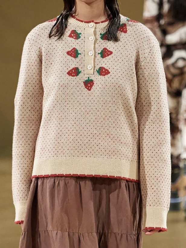 Helmstedt Allie Sweater Strawberry