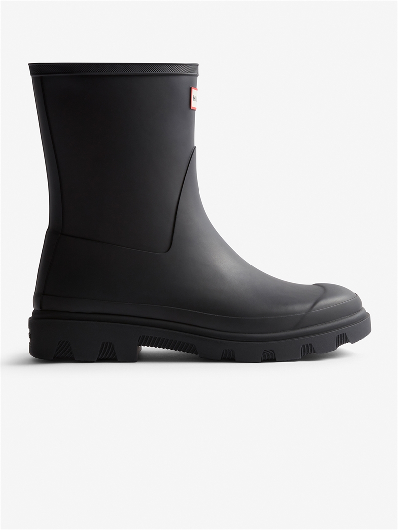 HUNTER Unisex DownPour Short Boot Black