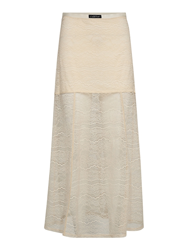 Haute L\'Amitié New Lace Skirt Seashell
