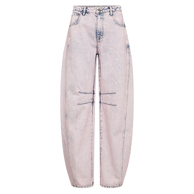 Haute L\'Amitié Drew Barrel Panel Jeans Iced Rose