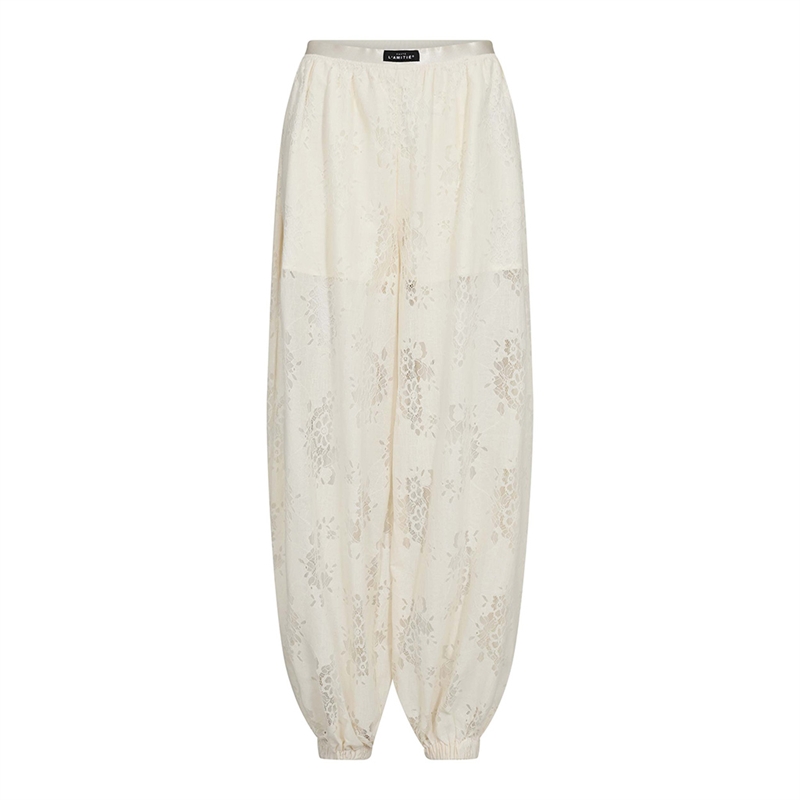 Haute L\'Amitié Bella Lace Harem Pant Off-White