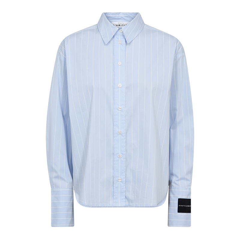 Haute L\'Amitié Sophie Classy Stripe Shirt Pale Blue