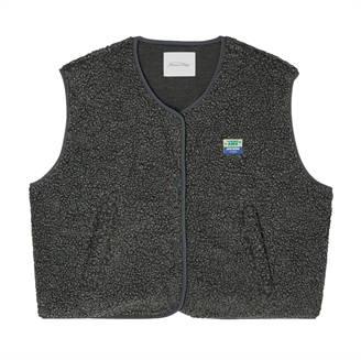American Vintage HOKTOWN Vest Melange Antracite