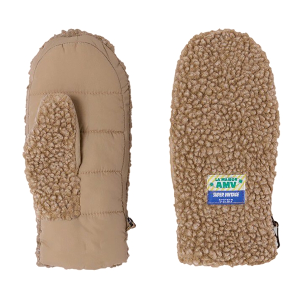 American Vintage HOKTOWN Gloves Melange Nutmeg