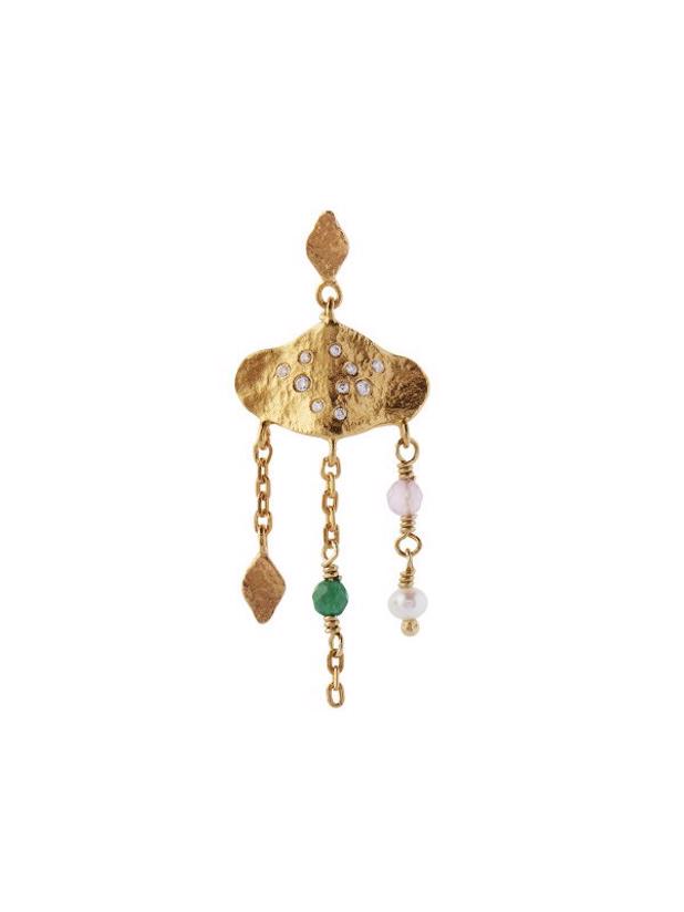 Stine A Ile De L\'amour with Dancing Stones Earring Guld