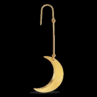 Jane Kønig Half Moon Earring Guld