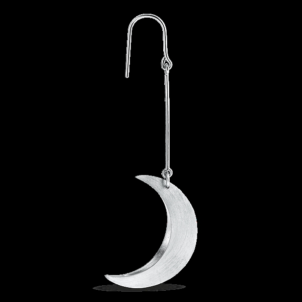Jane Kønig Half Moon Earring Silver