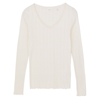 Skall Studio June V blouse Ecru
