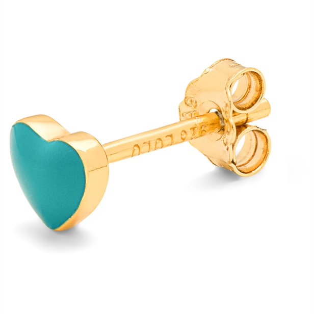 Lulu Copenhagen Love U earring 1 pcs Retro Blue