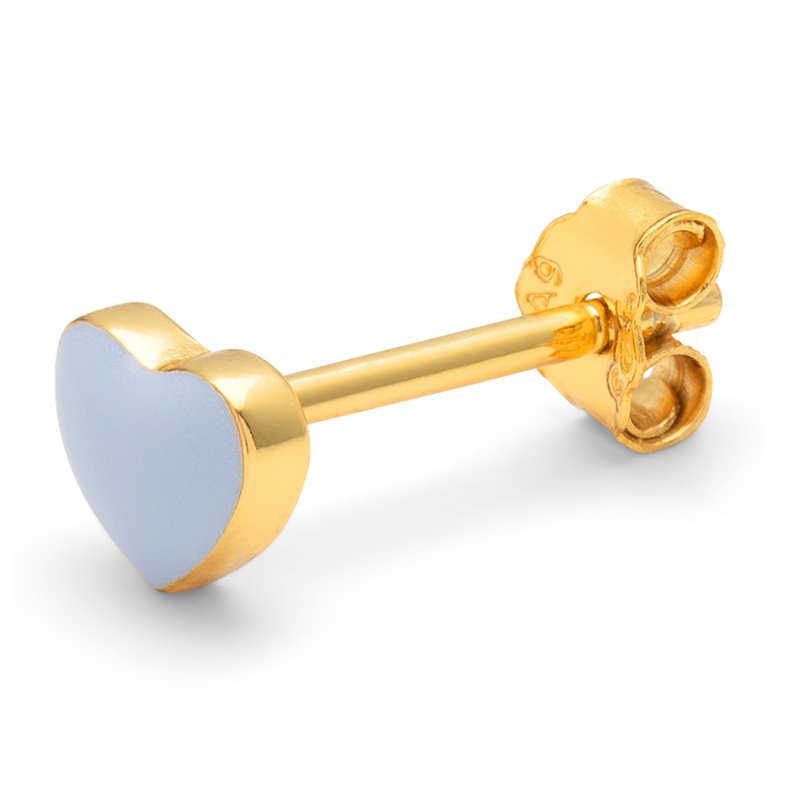 Lulu Copenhagen Love U earring 1 pcs Skyride Blue