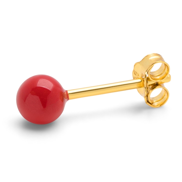 Lulu Copenhagen Color Ball Medium earring 1 pcs Passion Red