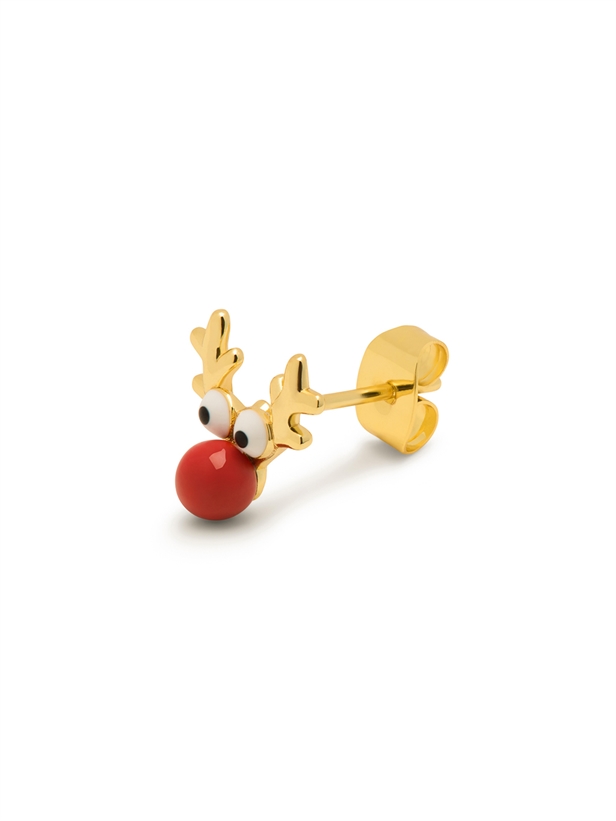 Lulu Copenhagen Rudolph earring 1 PCS Guld