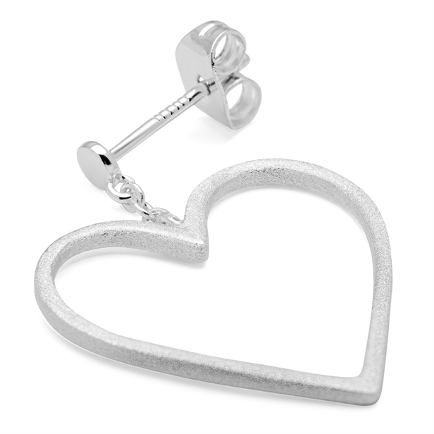 Lulu Copenhagen Love Free earring 1 pcs Silver