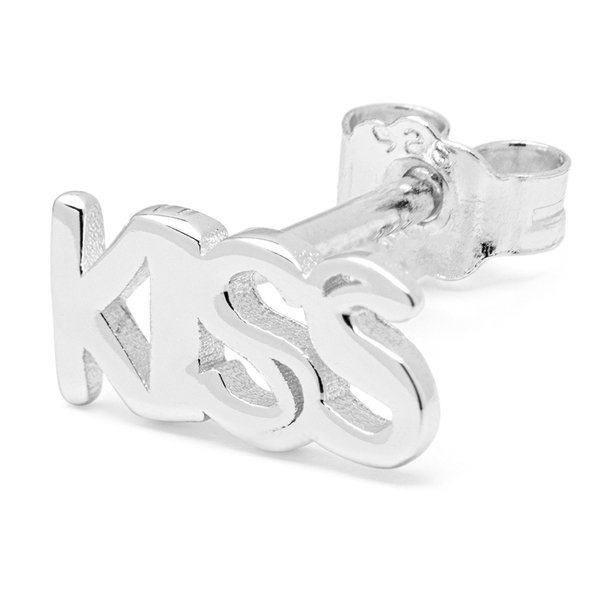 Lulu Copenhagen Word Kiss earring 1 pcs Silver