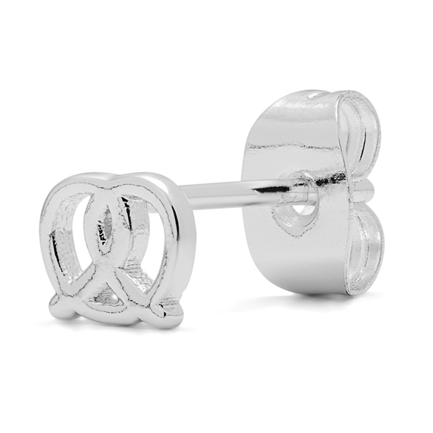 Lulu Copenhagen Pretzel earring 1 pcs Silver