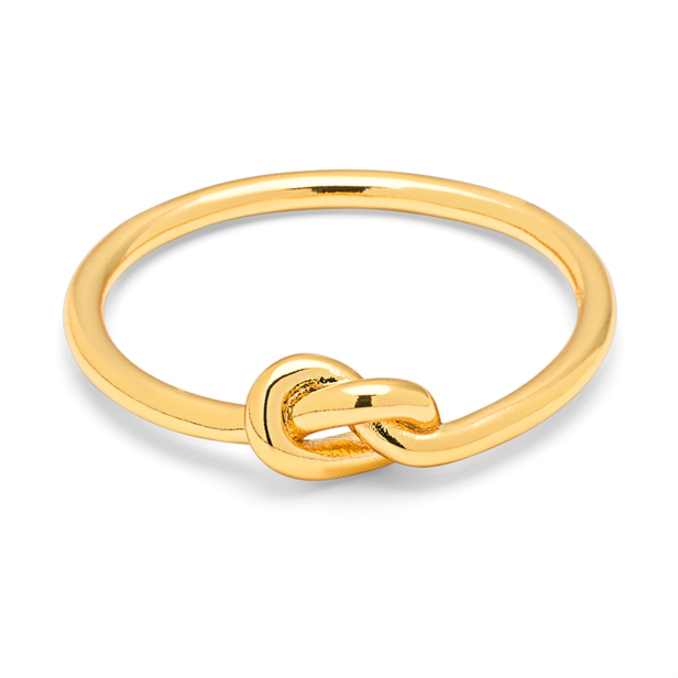 Lulu Copenhagen Love Knot Ring Guld