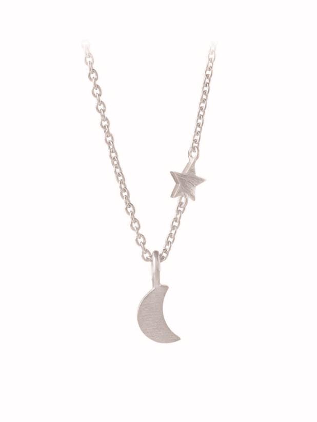 Luna Star Necklace 40-48 cm Silver