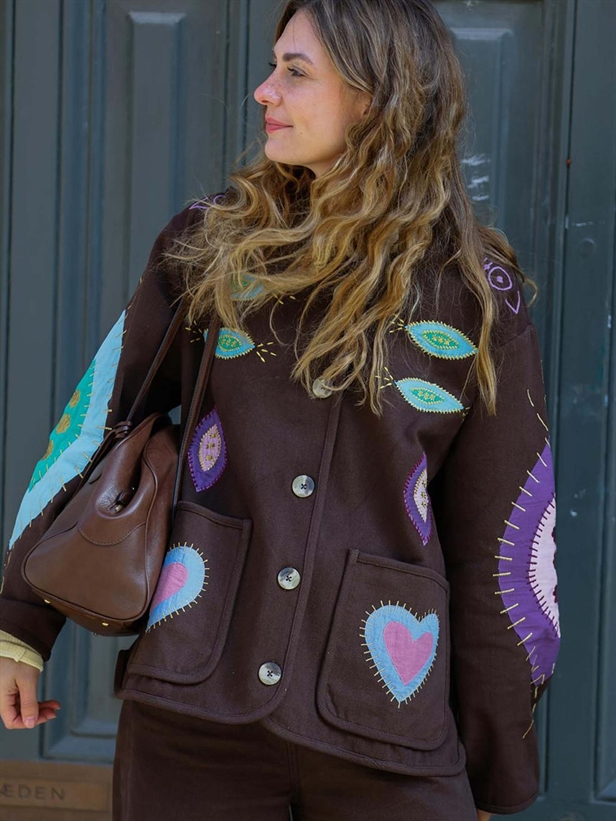 Sissel Edelbo Maggie Jacket Fudge Brown