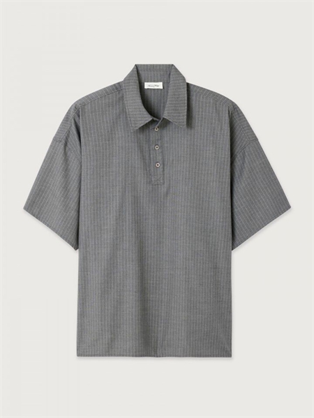 American Vintage YROWAY Unisex Top Heather Grey Stripes