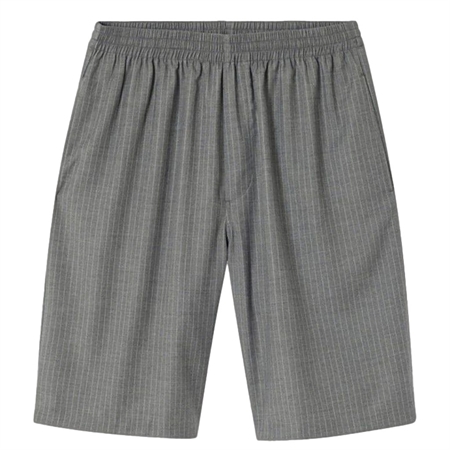 American Vintage YROWAY Unisex Shorts Heather Grey Stripes