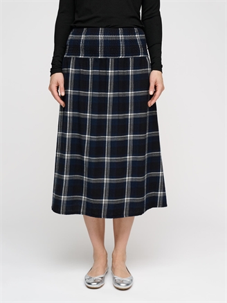 Moshi Moshi Mind Maggie Skirt Check Dark navy check