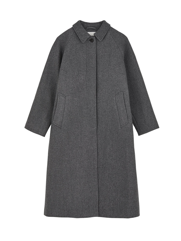 Skall Studio Mary coat Grey structure