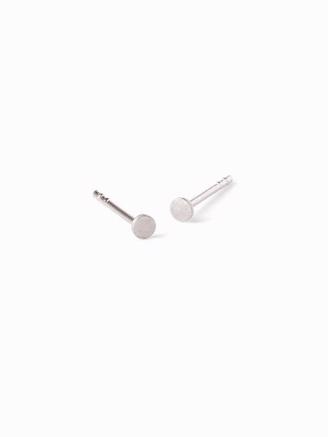 Micro Coin Earsticks Silver