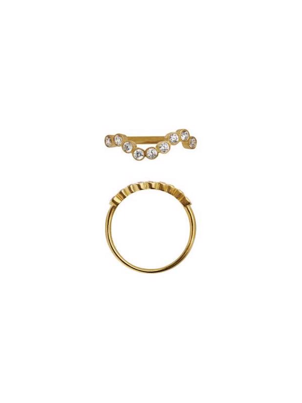 Stine A Midnight Sparkle Ring Gold