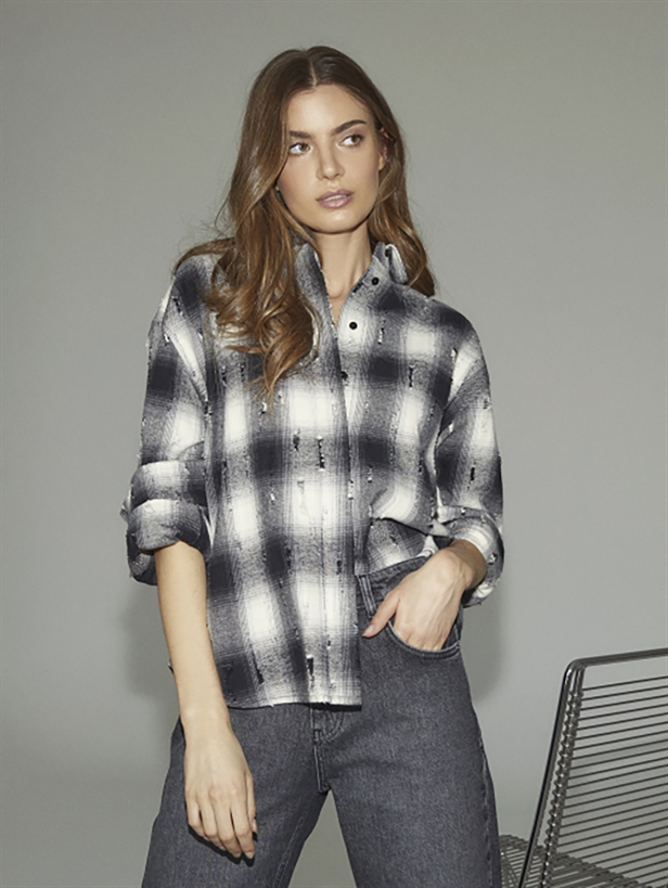 Co\'Couture MobyCC Check Shirt Black