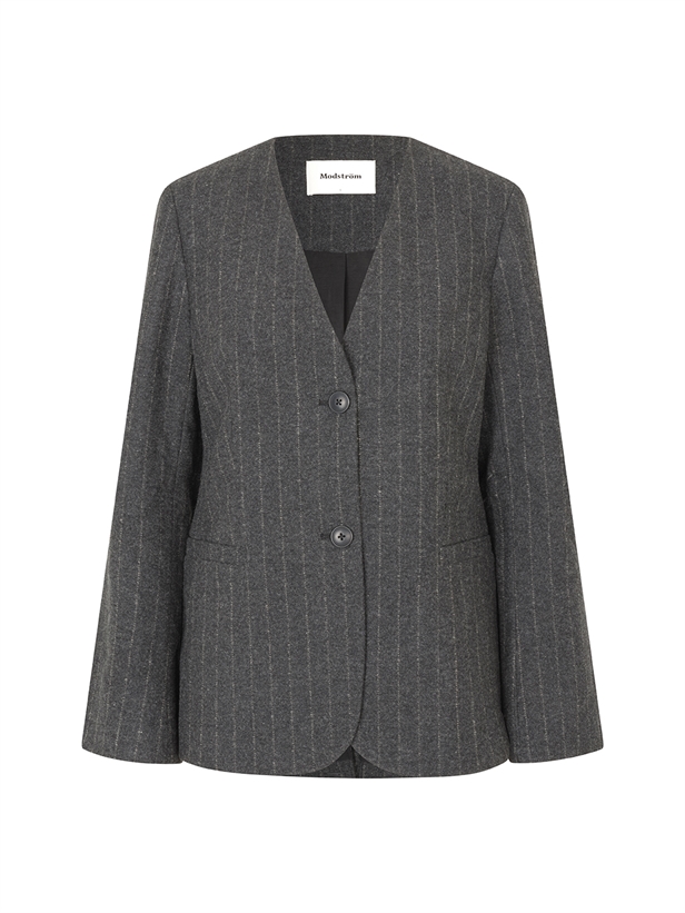 Modström KristolMD blazer Dark Grey Pinstripe