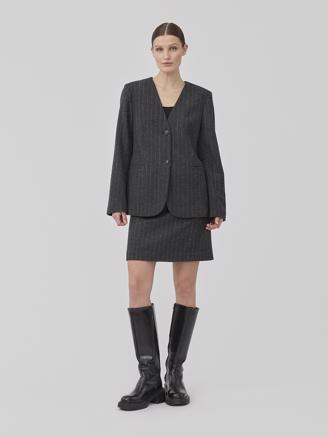 Modström KristolMD blazer Dark Grey Pinstripe