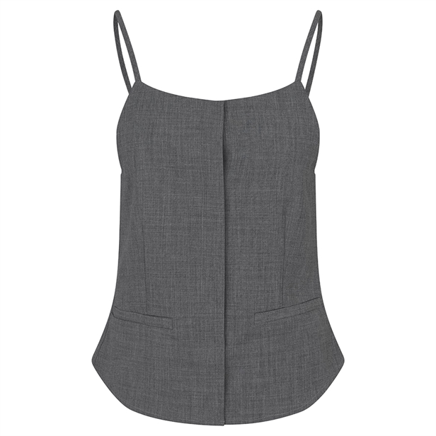 Modström MikkelineMD strap top Dark Grey Melange