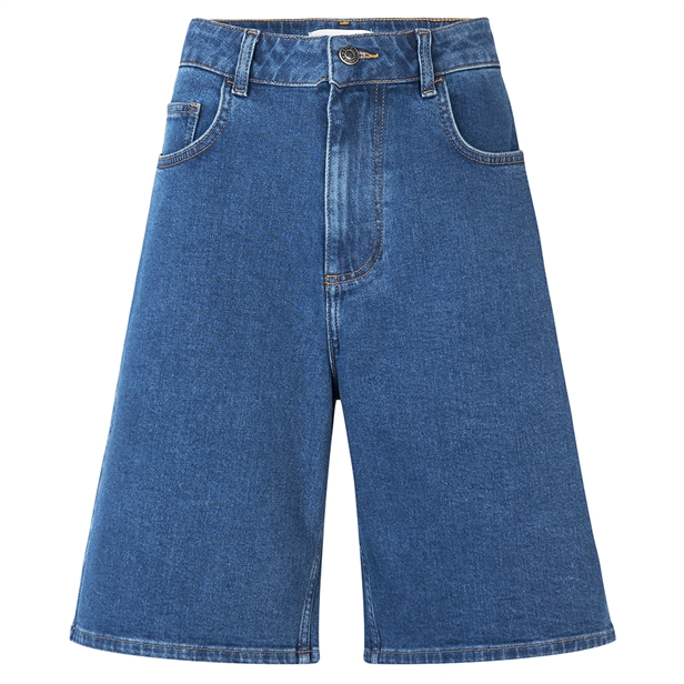 Modström Nadjamd solid shorts, Fashion Short Distressed Blue