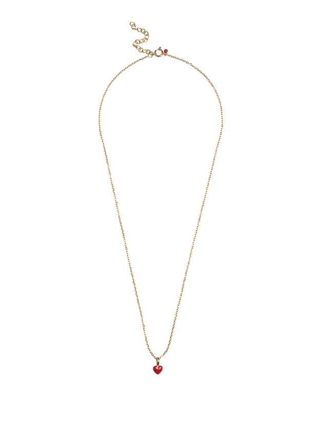 Enamel Copenhagen Amore Necklace Red