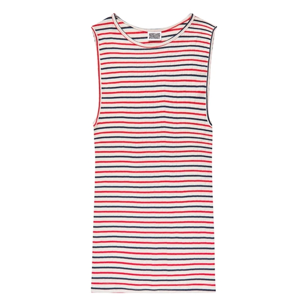 Nørgaard På Strøget NPS Tank Top Tricolore, Ecru/Red/Marine
