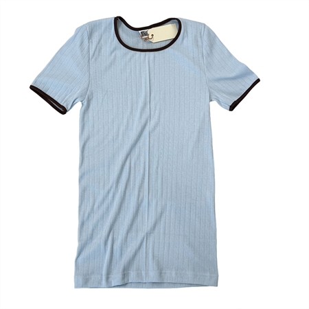 Noergaard Paa Stroget 101 Short Sleeve Kontrast Light Blue t-shirt