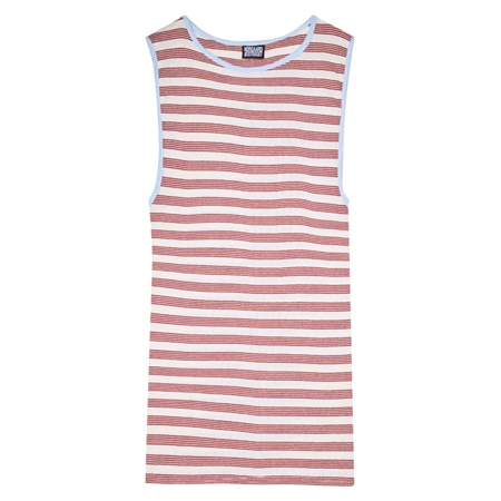 Nørgaard På Strøget NPS Tank Top BW Stripe, Ecru/Wine/Light Blue